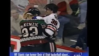 Coyotes - Blackhawks rough stuff 3/20/97