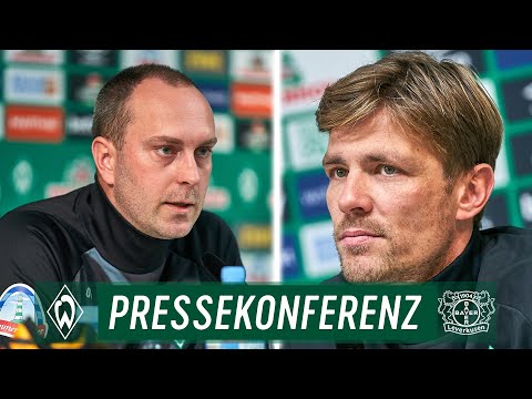 LIVE: Pressekonferenz mit Ole Werner & Clemens Fritz |  SV Werder Bremen - Bayer