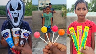 Chocobar ice cream gems candy chupa chups kinder Joy biggest lollipop smiley balloons 
