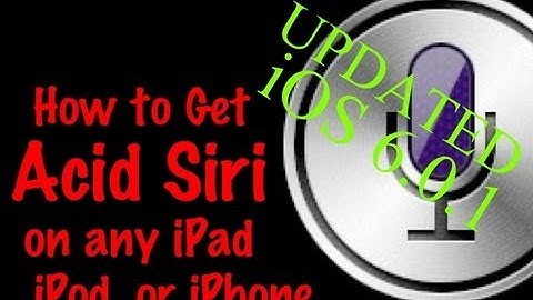 How to add SIRI to any iPhone, iPad, or iPod on iOS 6.0 - 6.1.2 (New 2013 Free Proxy Host)