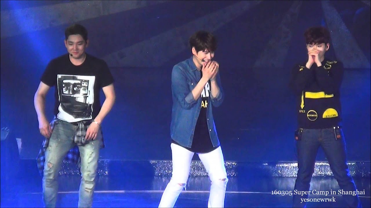 160305 Super Camp Shanghai 【Dance game】Yesung Leeteuk Heechul Kyuhyun
