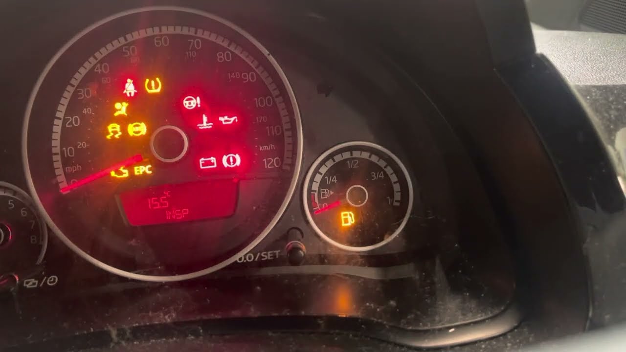 VW Up Service Light Reset. How reset the service light INSP 2015 VW Seat Mii Skoda Citigo YouTube