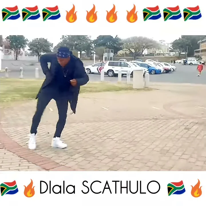 Scathulo dancing to Sdukuduku by babes wodumo ft mshekesheke and Mampintsha