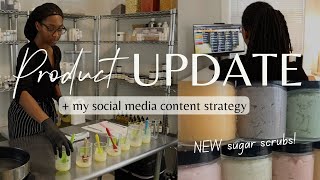 Ready to relaunch! Perfecting my NEW body scrub formula + social media strategy | Studio Vlog 007