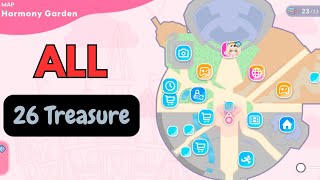 Hololive Dreams Harmony Garden All 26 Treasure | Full Guide |