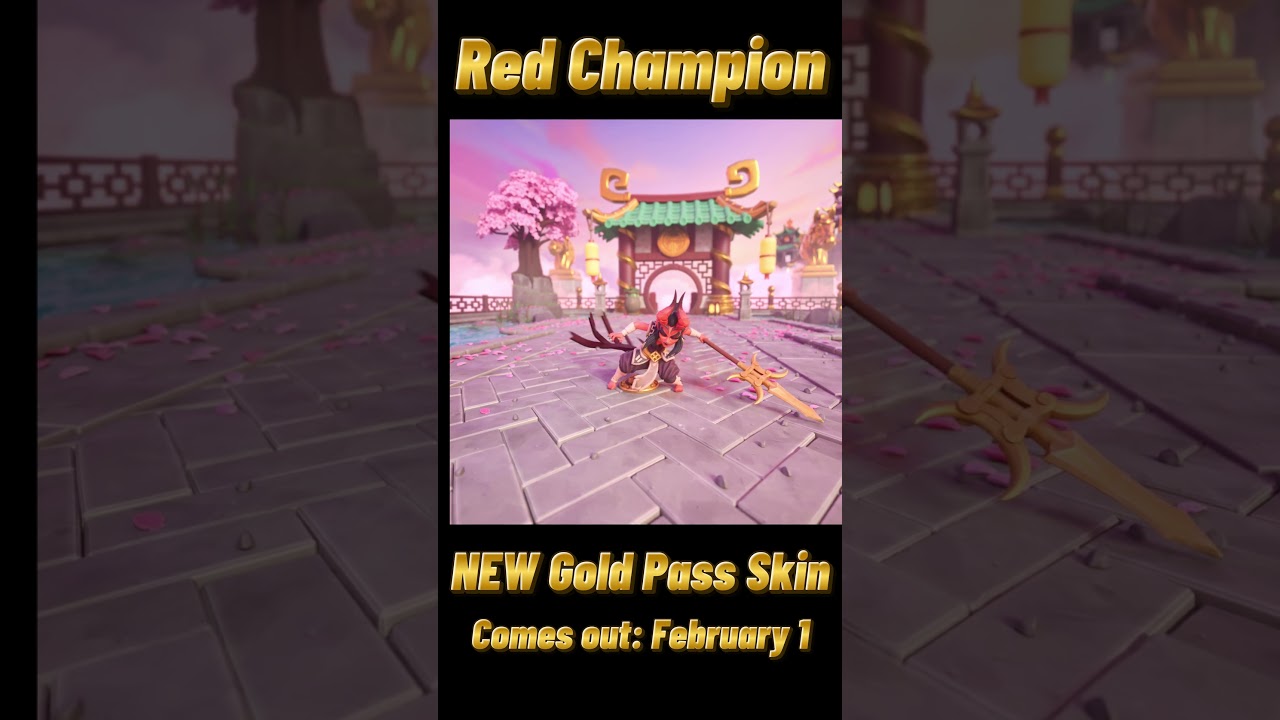 NEW Red Champion Skin for February! Gold Pass Skin (Clash Of Clans)