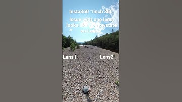 Issue Insta360 One RS  1 inch 360 edition, one lens no stabilization.