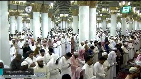 صلاة القيام للشيخان محمد خليل قارئ  و صلاح البدير من المسجد النبوي ليلة 23 رمضان 1438