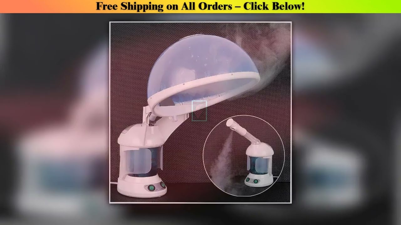 Professional SkinCare Hot Hair Face Facial Steamer Cleansing Ozone Vapor Vaporizer Nano Mist