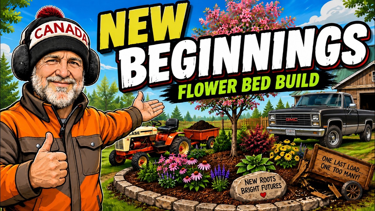 New Beginnings – Building a Flower Bed, Breaking a Wagon & a Life