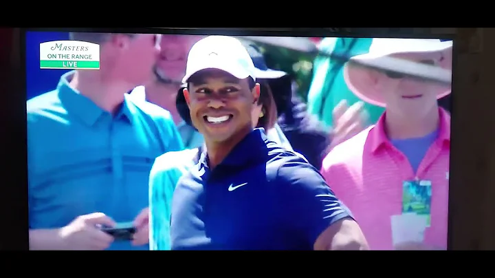 Tiger Woods  Prowling at The Masters 2022 (Largest...
