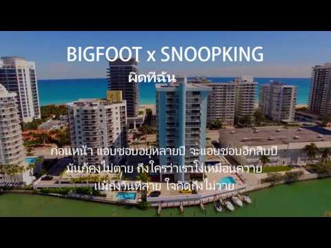 ผิดที่ฉัน Bigfoot ft. Snoopking ( Official Lyrics Audio )