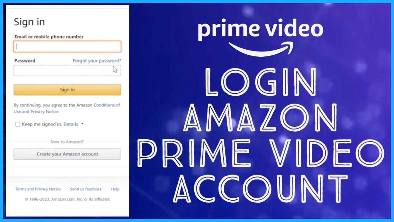 How To Login Amazon Prime Video Account 2023? - YouTube