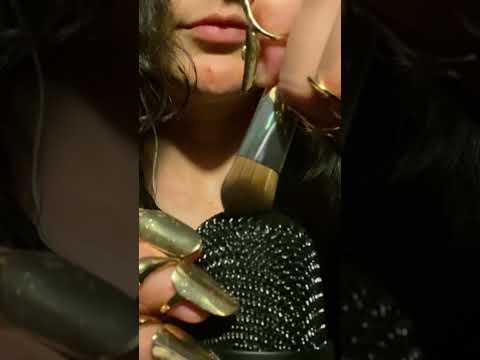 ASMR that gives you tingles | Mic Brushing | Metal Nails | No Talking