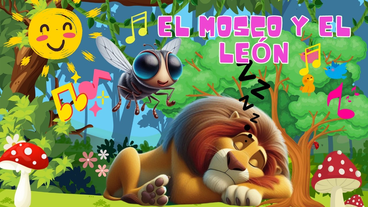 🦁🦟 Canción: El León y el Mosquito | Fábula Infantil con Valores 🎵 - YouTube