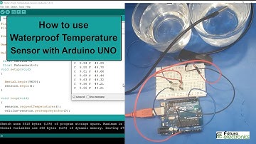 Waterproof Temperature Sensor with Arduino Uno