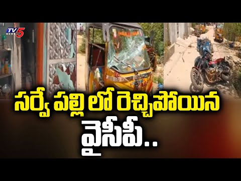 సర్వే పల్లి లో రెచ్చిపోయిన వైసీపీ..| YCP Leaders Attack On TdP Houses | Nellore District | Tv5 - TV5NEWS