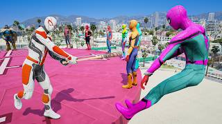 GTA 5 SPIDER-MAN WITH A BASEBALL BAT vs SUPERHEROES! (Euphoria Physics) Ep.329 screenshot 3