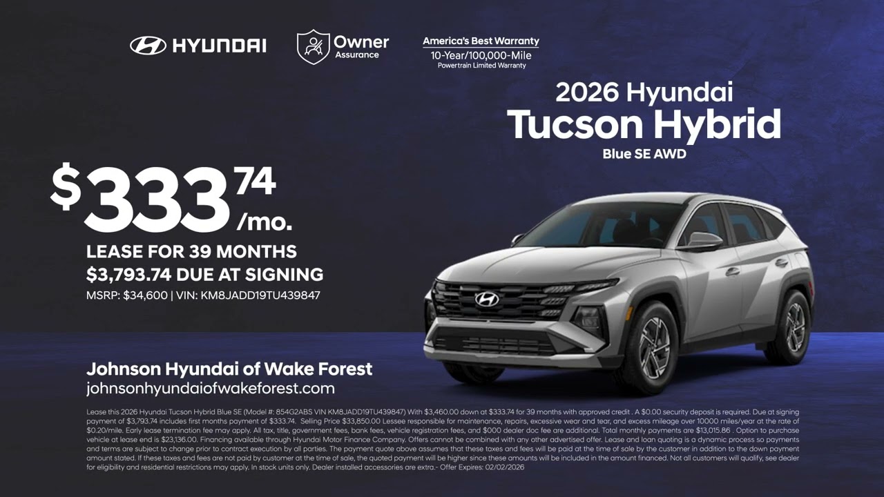 Hyundai Tucson Hybrid 01/28/2026 6827387