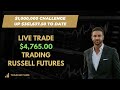 Live Trade -  $4,765 in 3 Minutes Trading Russell Futures