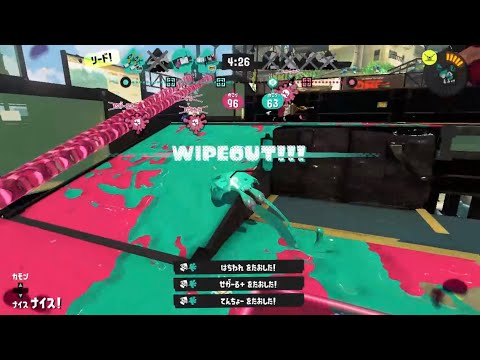 【スプラトゥーン3)受験終わりのキル集✖️怪獣