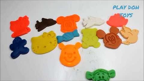 Play Doh Modelling Clay and Cookie Molds