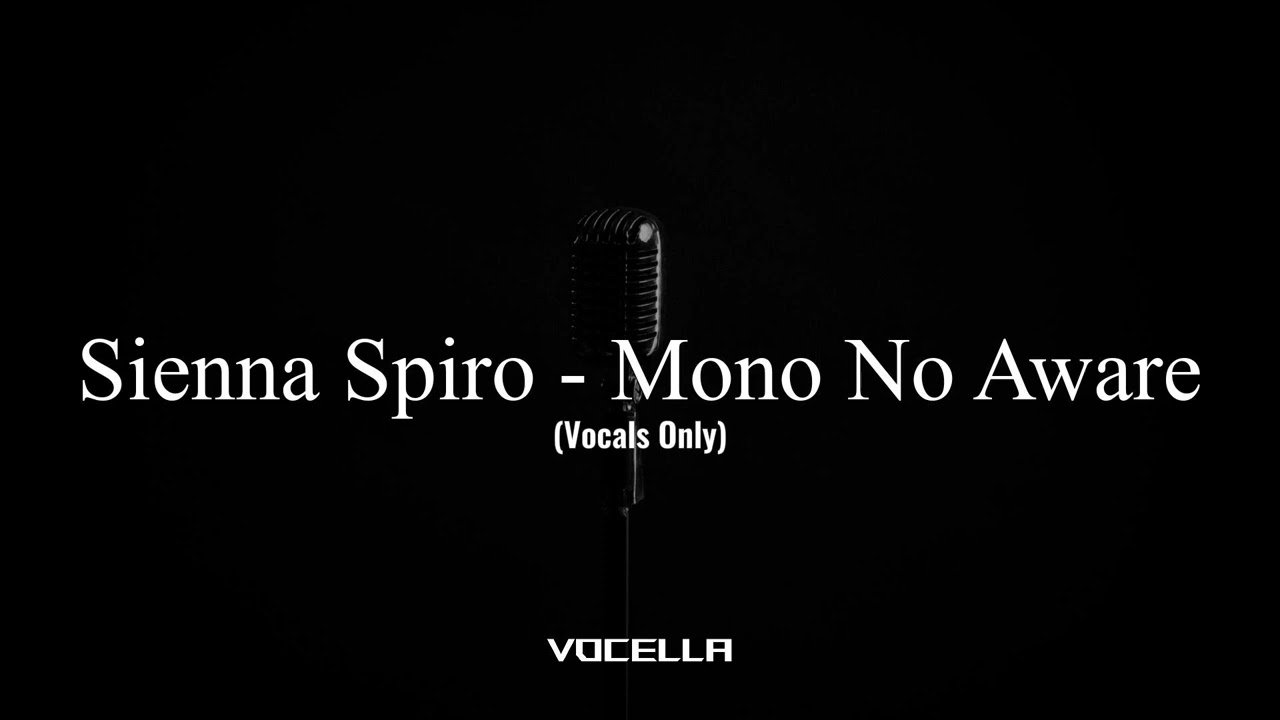 Sienna Spiro - Mono No Aware (Acapella/Vocals Only)
