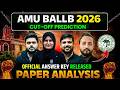 AMU BA LL.B 2026 Complete Analysis | Section Wise Review + Cutoff Prediction