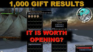 Results Of Opening 1000 Nick Gifts Is It Worth Opening Gifts Of The Traveler? Data Shown