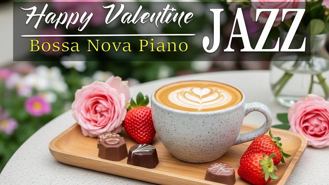 Happy Valentine's Day 2026 ☕ Romantic Jazz Piano Music & Sweet Bossa Nova for Relaxation