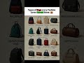Types of bags every fashion lover should know 👜 #typesofbags #bagstyles #handbags #fashionbags #ootd
