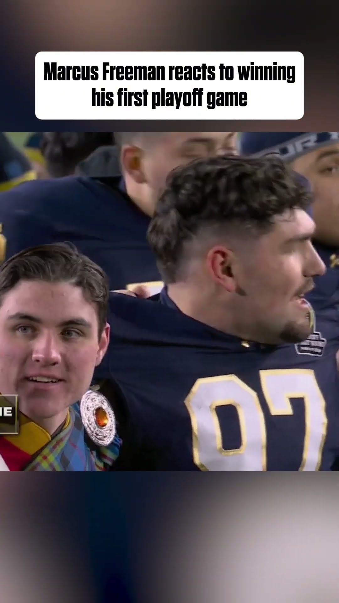 Marcus Freeman on Notre Dame's CFP win over Indiana ?