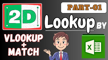 Part-01-How to Apply 2D Lookup (Matrix Lookup/2 Dimensional Lookup) By Using Vlookup + Match Formula