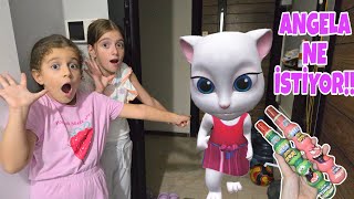 Angela Eve Geldi̇ Si̇hi̇rli̇ Spray Şekeri̇ İsti̇yor Eyvah Eli̇f Napicaz