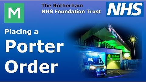 Meditech   Teletracking video  porter ordering