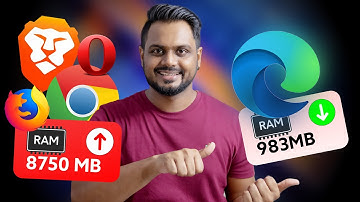 Brave or Edge Which Web Browser Using LOW RAM in 2024 Ultimate Compared!