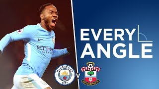 LAST MINUTE WONDER STRIKE | Every Angle Raheem Sterling