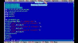 Write a Program to 2D translation triangle program with explanation in C langauge