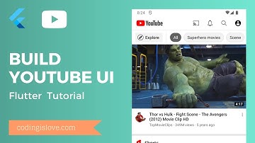 Flutter Tutorial (Only UI) - Building Youtube UI in 30 Mins