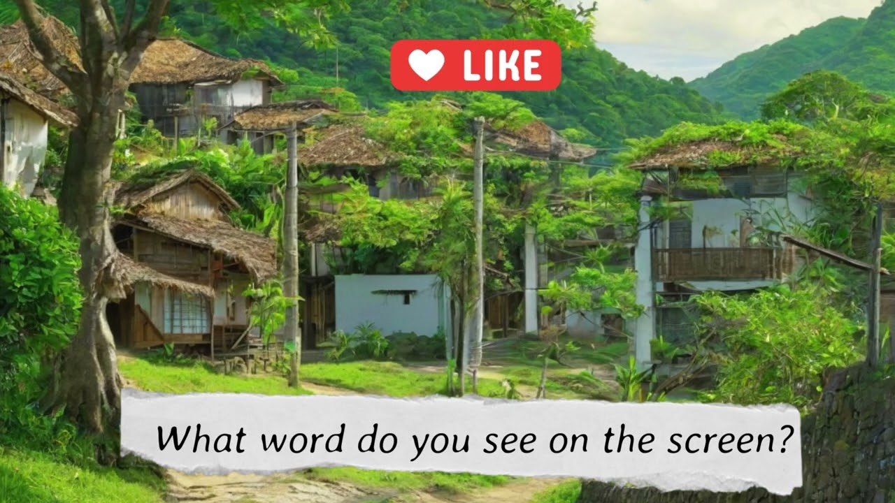 Close your eyes! What do you see?  