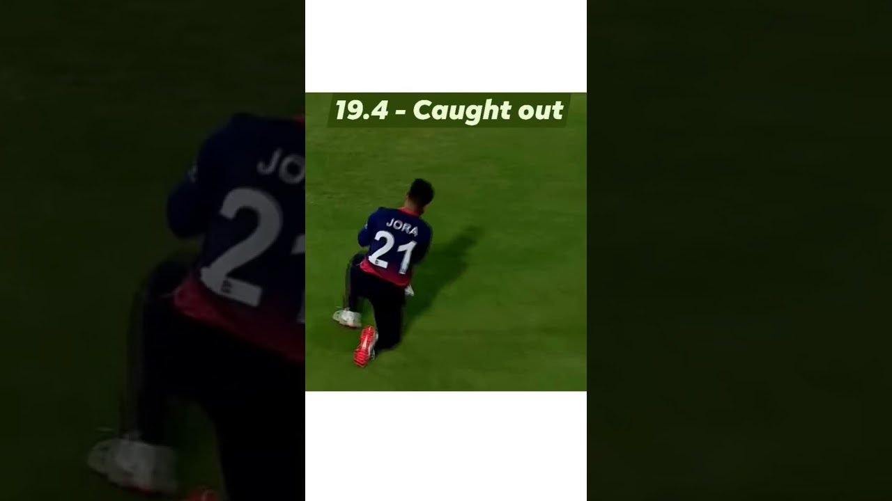 Dipendra Singh Airee last 3 bowling. 19.4- Caught out, 19.5 - run out ,19.6- run out.Nepal Won