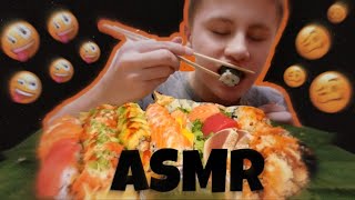 МУКБАНГ АСМР: Суши Роллы 🍣 АСМР Еда Суши // АСМР Кушаю Суши-Роллы // АСМР Фастфуд // ASMR SUSHI