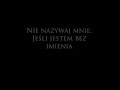 Łzy- Nie mam nic (przepraszam) - tekst