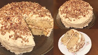 Southern Butter Pecan Cake  Butter Pecan Cake Recipe  Ellen’s Thanksgiving Series