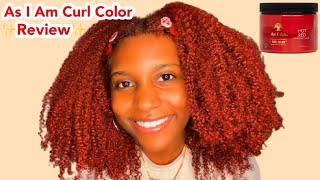AS I AM CURL COLOR Review + Demo (Red Hot) || I LOVE IT!😍