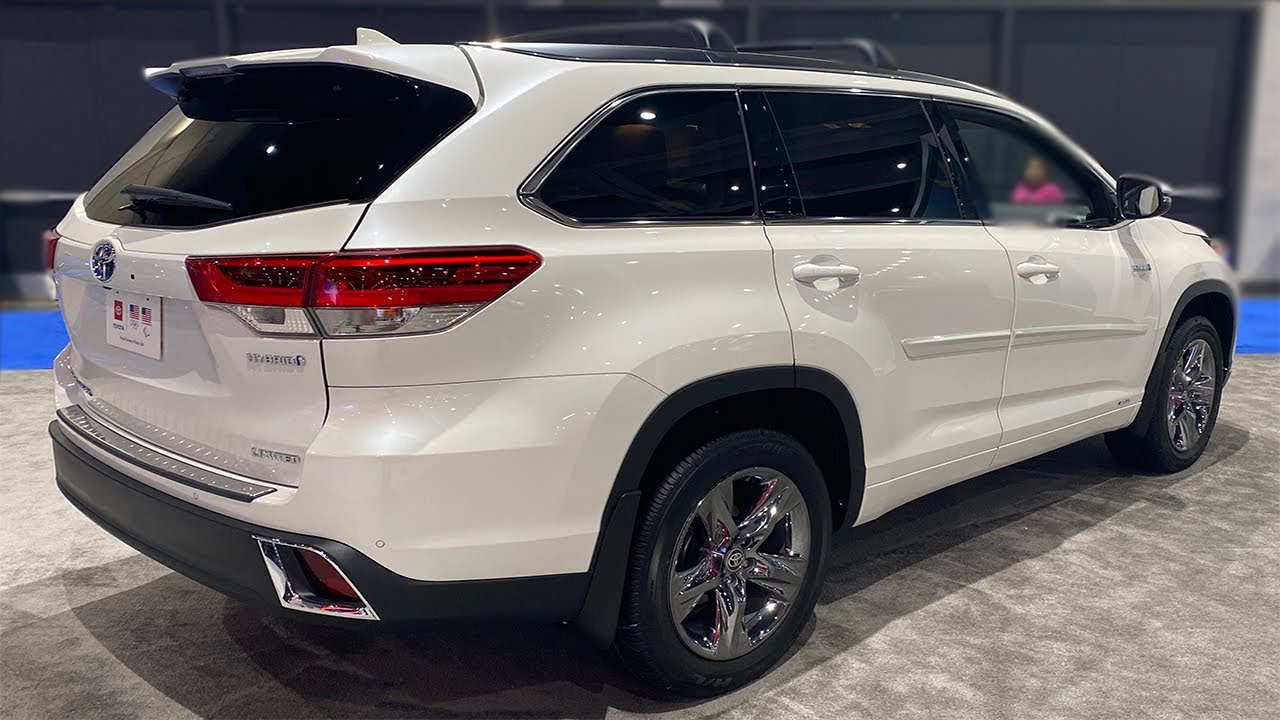 2020 Toyota Highlander Hybrid Exterior and Interior Walk 2020 Toyota Highlander Hybrid Exterior and Interior Walk