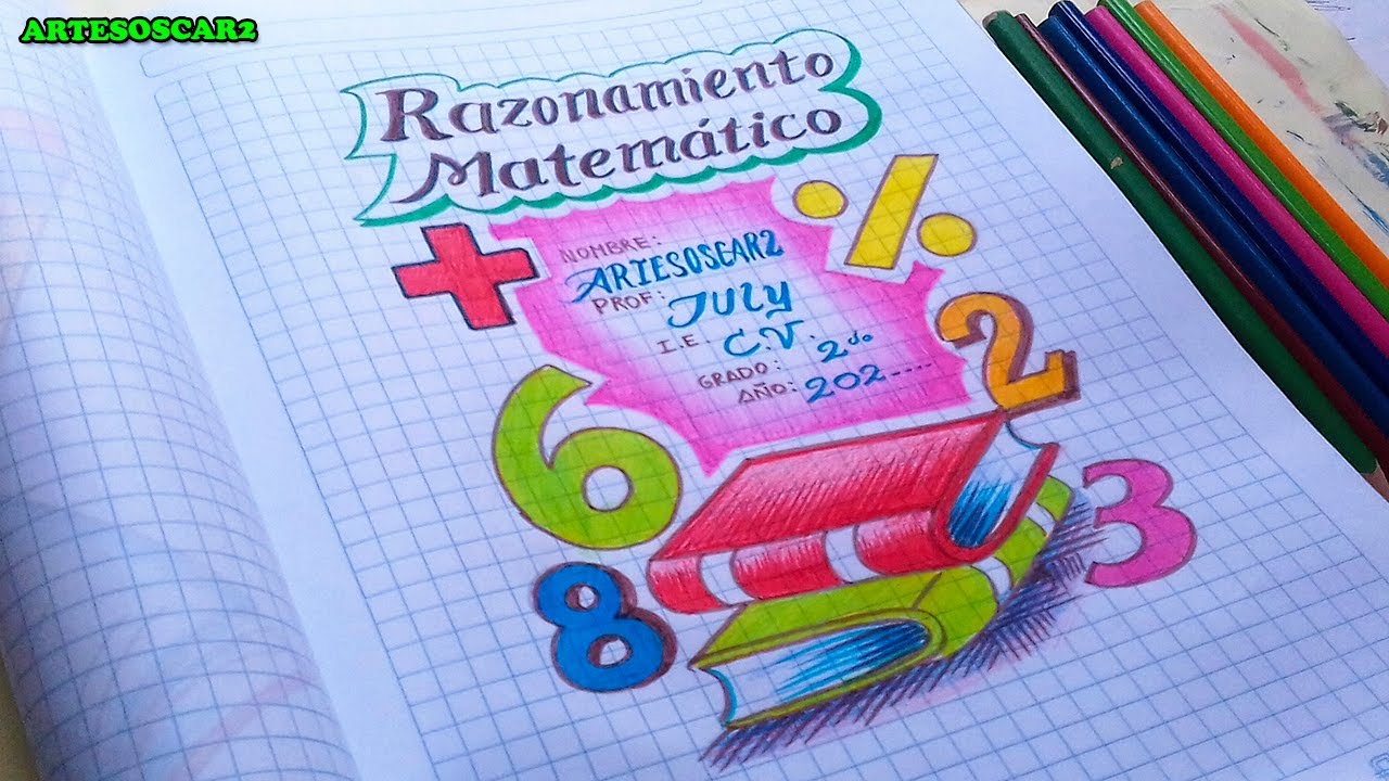 MIRA! como dibujar PORTADA DE RAZONAMIENTO MATEMATICO - thptnganamst.edu.vn