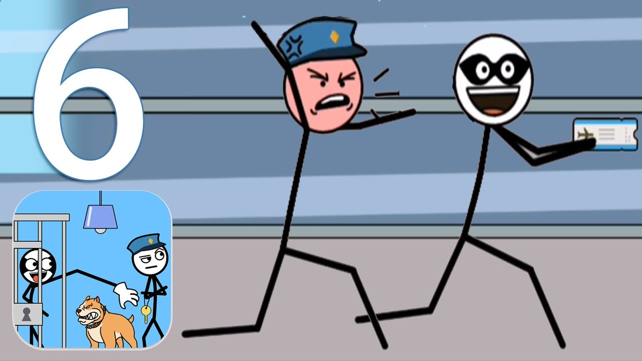 Thief Puzzle Funny Stickman Puzzle Game New Levels 451 500