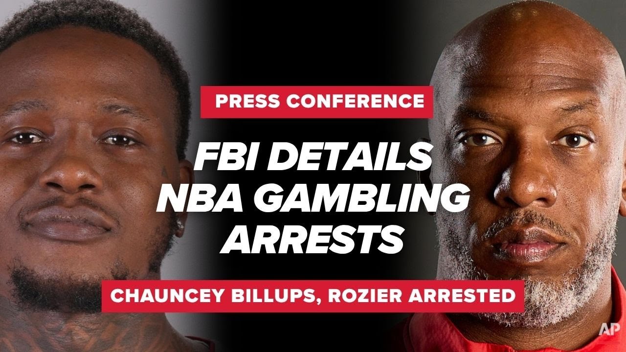 FULL FBI PRESS CONFERENCE: NBA Gambling Probe Arrests Billups, Rozier