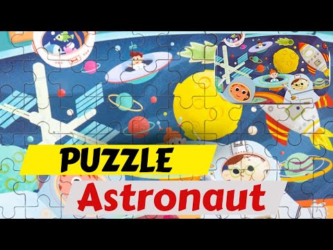 Assemble the astronaut character puzzle || Puzzle 60pcs || Children's puzzles